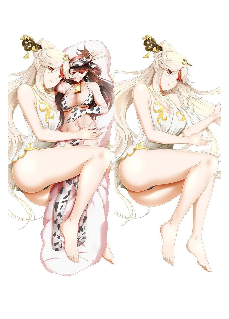 Подушка дакимакура двухсторонняя Ningguang 2 - Genshin Impact 100см No Brand (327842823)