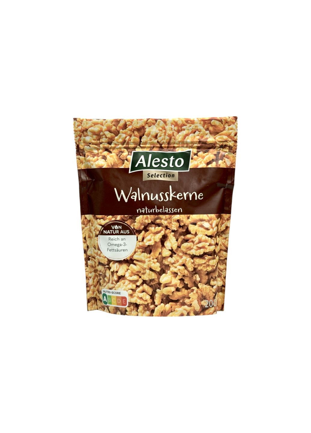 Горіхи волоські натуральні selection naturbelassen, 200 г Alesto (369144655)