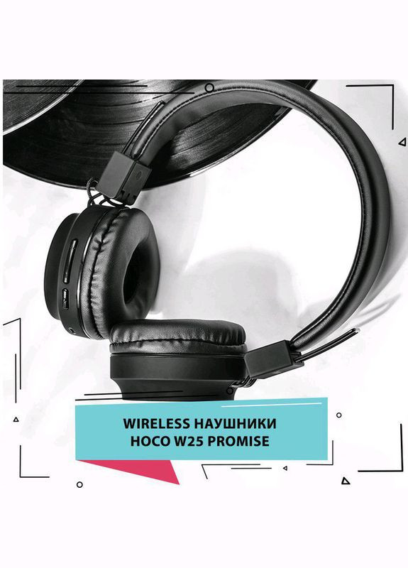 Наушники беспроводные W25 Bluetooth серые Hoco (280876696)