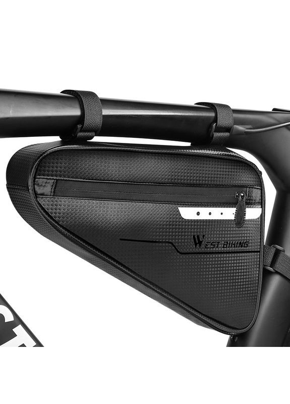 Сумка для велосипеда под раму 0707220 4L Black треугольная West Biking (326806992)