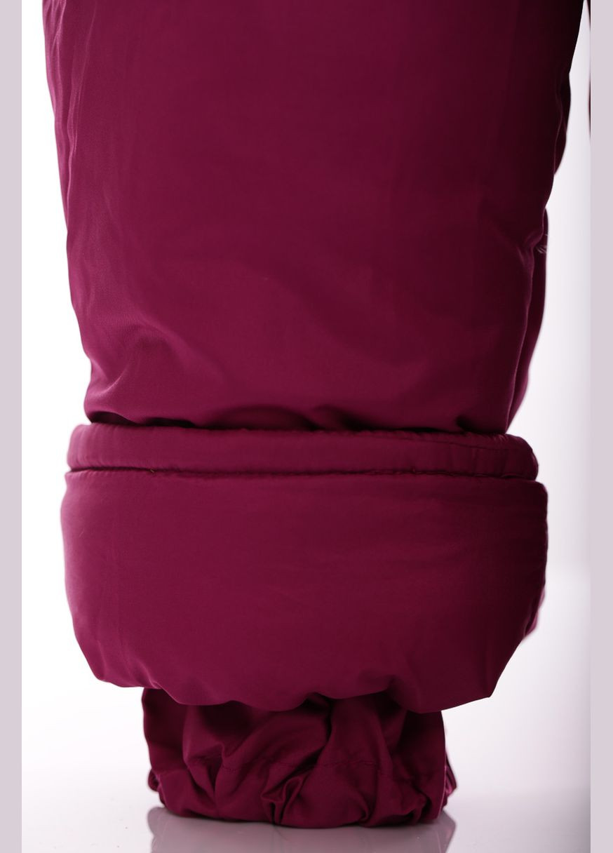 Рожевий зимній комбінезон на синтепоні для дівчинки класика темно-рожевий 86 см (28675) BABYKROHA