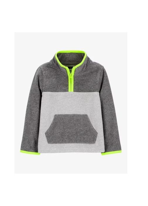 Флісова кофта сіра з кишенею OshKosh (363189642)