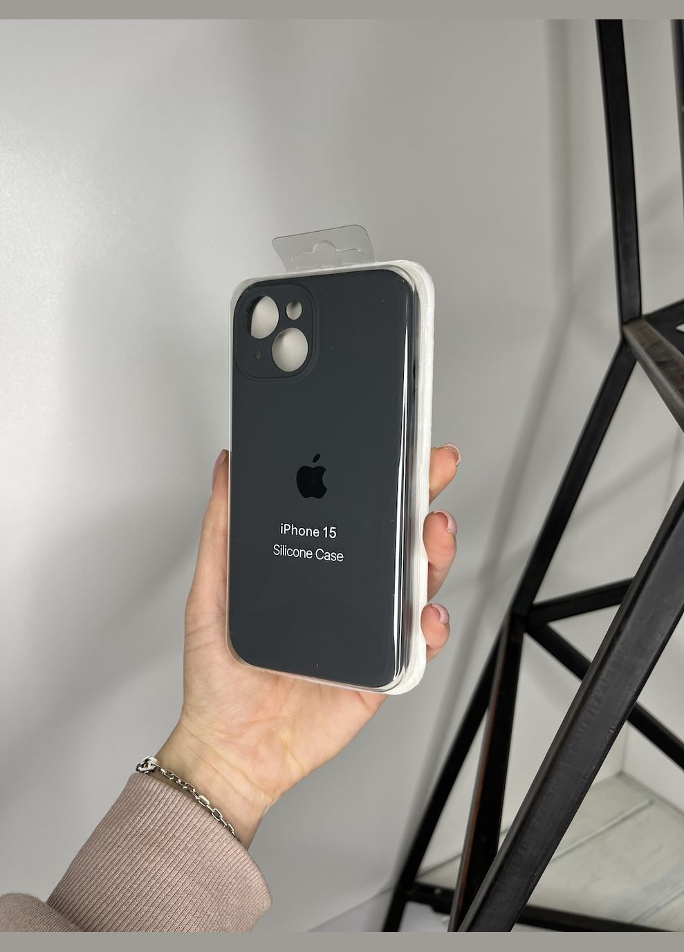 Чехол на iPhone 15 квадратные борта чехол на айфон silicone case full camera на apple айфон Brand iphone15 (293965133)