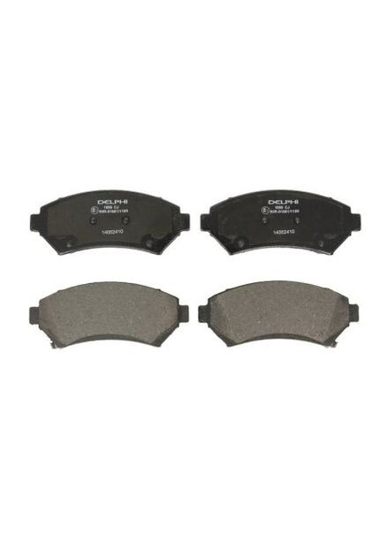 Комплект тормозных колодок из 4 шт. дисков Delphi (361658423)