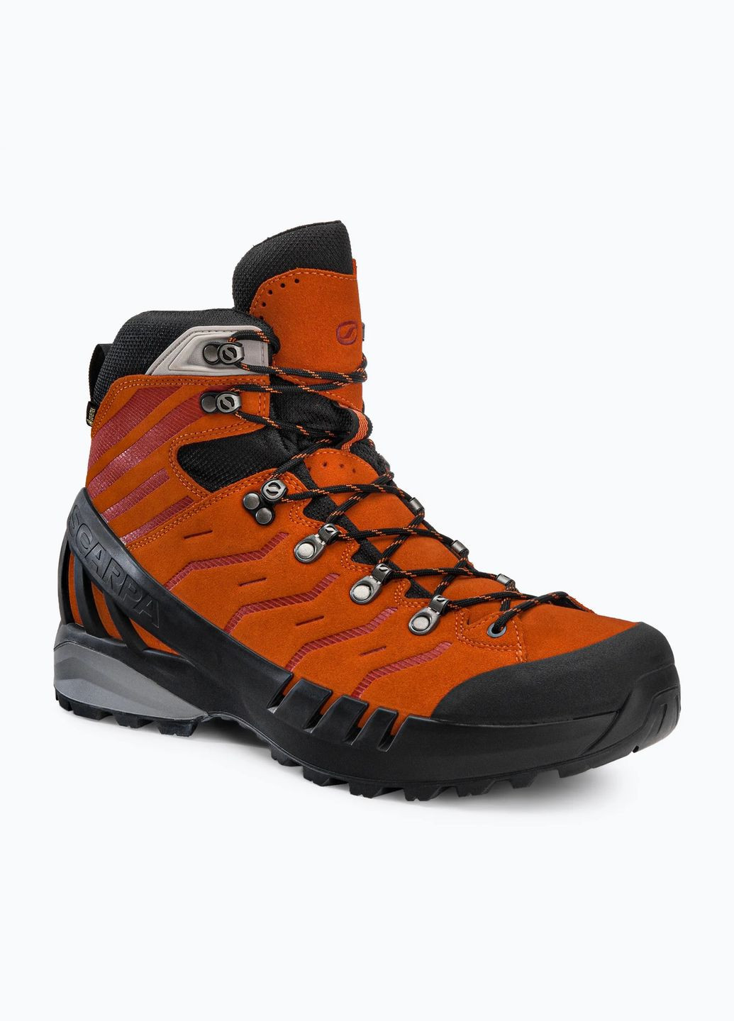 Цветные осенние ботинки cyclone-s gtx серый-оранжевый Scarpa