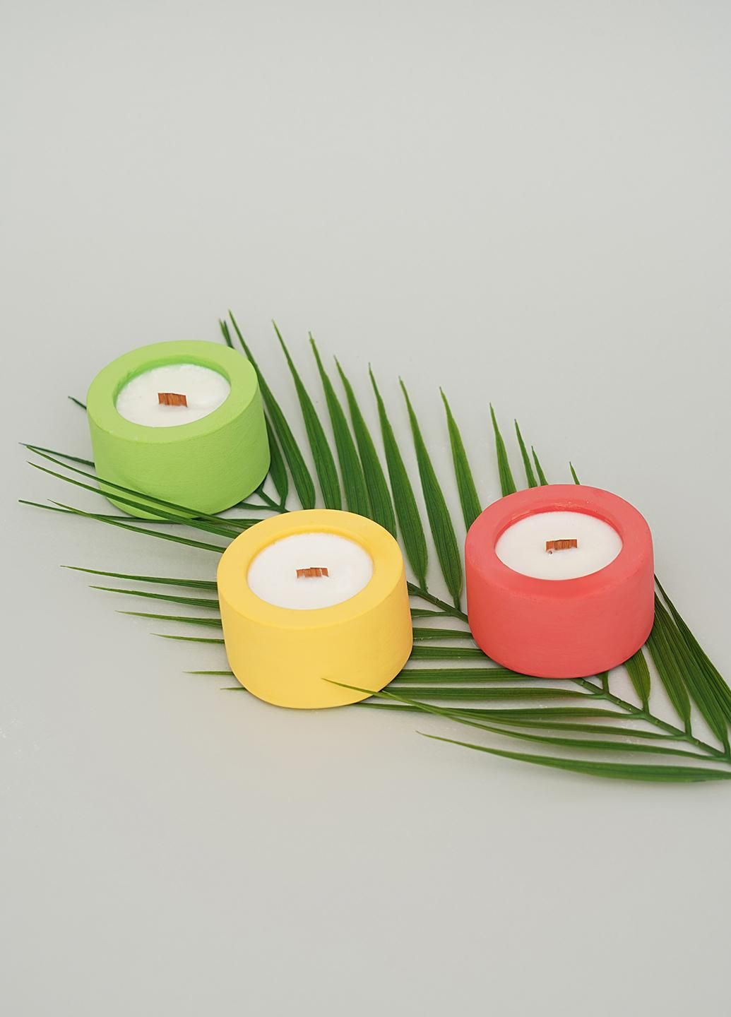 Подарунковий набір ЕКО свічок, аромат LYCHEE & GINGER (лічі та імбир) Svich Shop 3 (282720110)