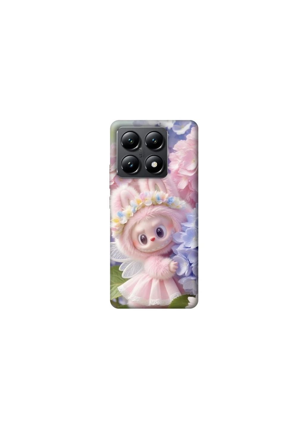 Чехол на Xiaomi 14T Labubu & Flowers ver.1 Frontalka (354681082)