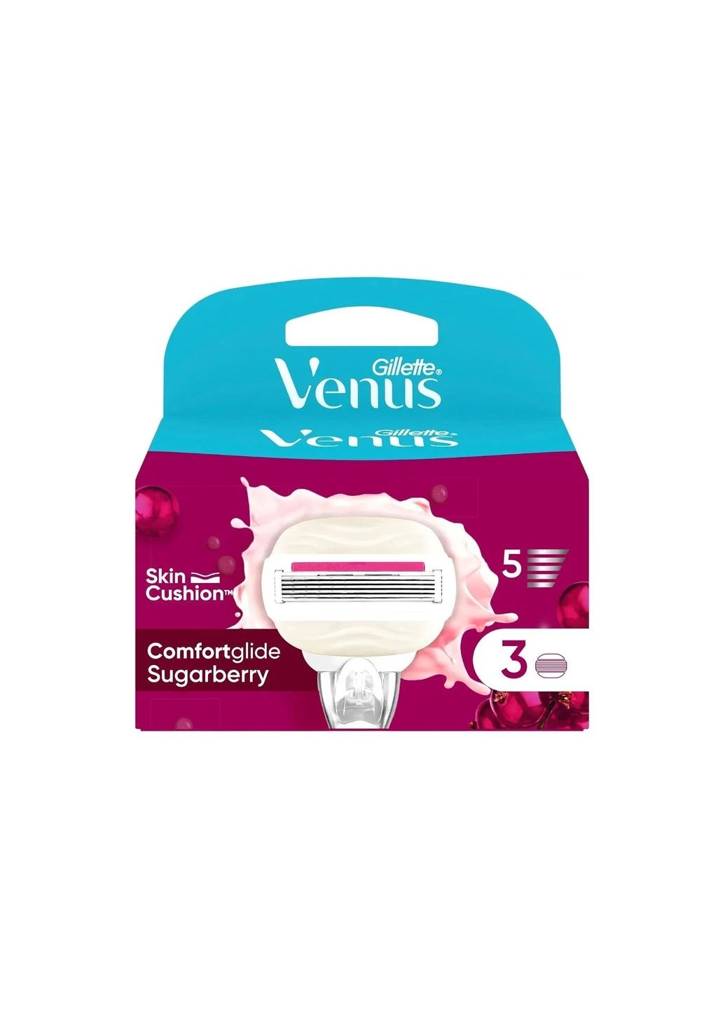 Змінні касети Venus Comfortglide Olay Sugarberry 3 шт. (8700216674164) Gillette Venus Comfortglide Olay Sugarberry 3 шт. (349822786)