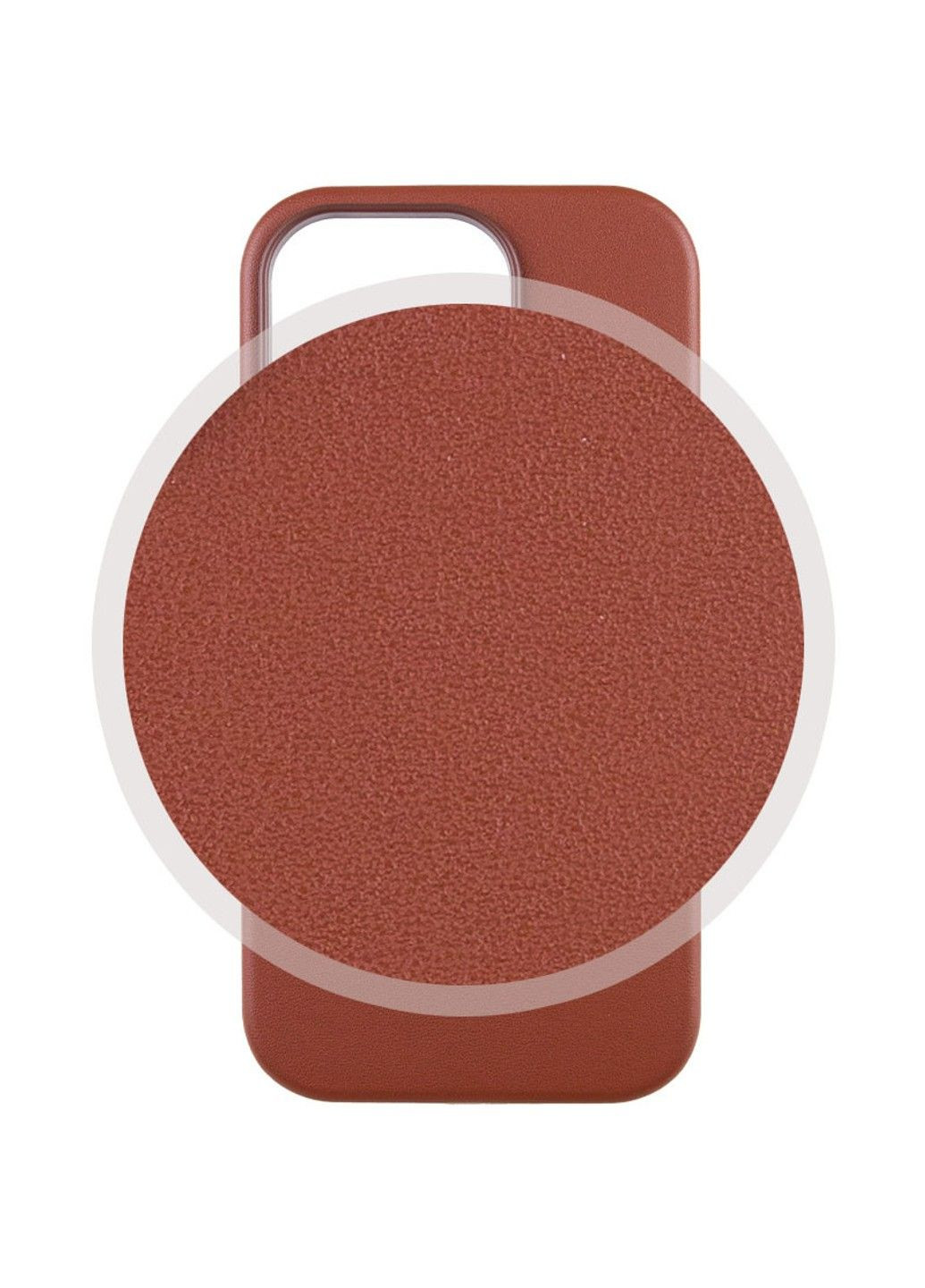 Кожаный чехол Leather Case (AAA) with MagSafe and Animation для Apple iPhone 14 Pro Max (6.7") Epik (292132003)