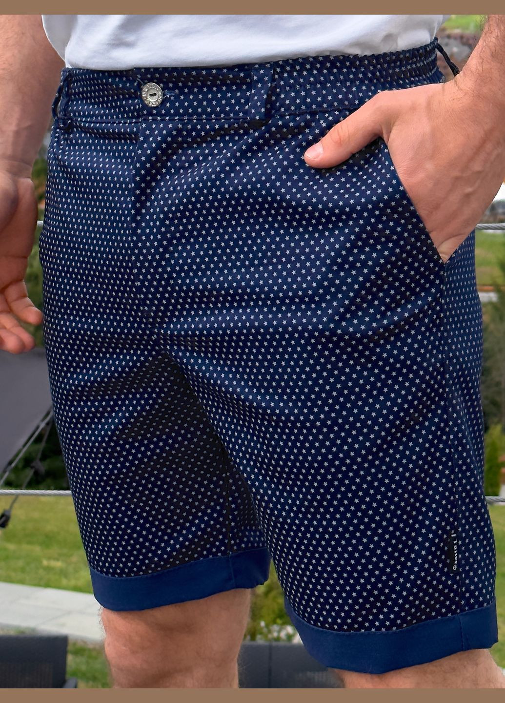 Мужские повседневные летние шорты классического стиля с карманами Tailer (293244720)