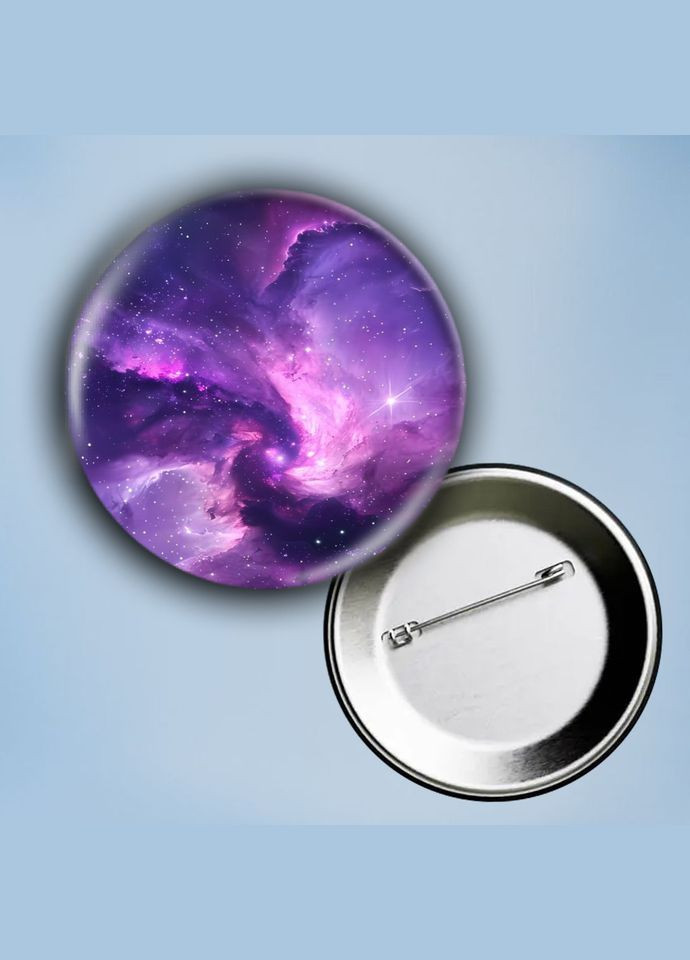 Значок на булавке Космос #4 металлический 56 мм. No Brand (304508501)