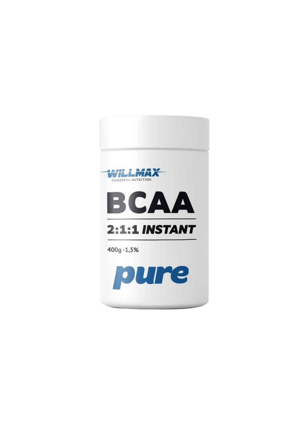 Амінокислота BCAA BCAA 2:1:1, 400 грам Без смаку Willmax (293483506)