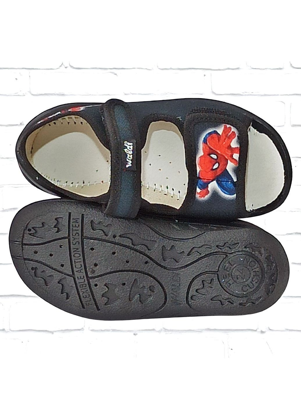 Ортопедичні відкриті тапочки капчики текстильні босоніжки на липучках для хлопчика Waldi (333035646)