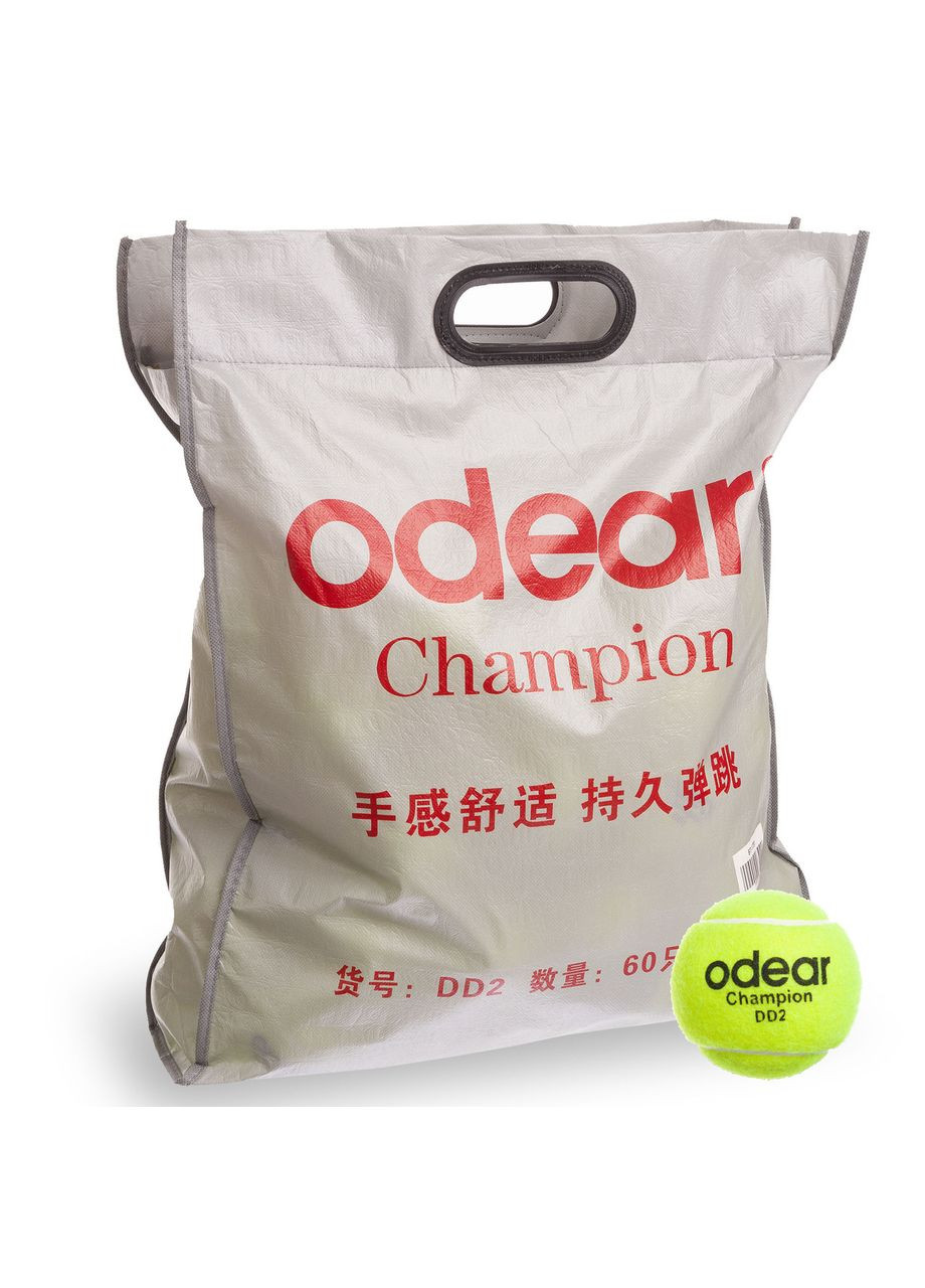 М'яч для великого тенісу SILVER (60шт) Pro (сумка, салатовий) (BT-1781) Odear (361436984)