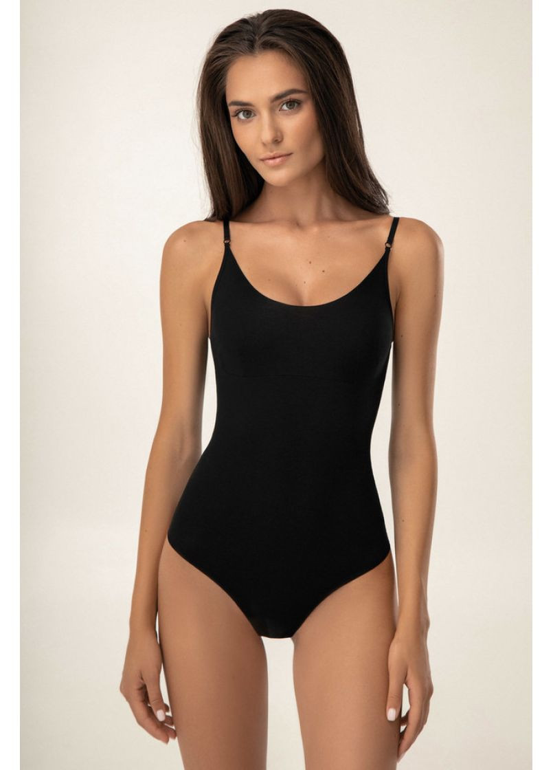 Бесшовное женское боди из итальянского хлопка с регулируемыми бретелями. Jasmine (364506714)