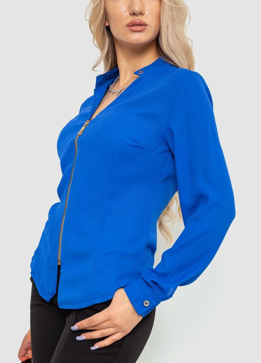 Синяя блуза женская шифоновая Ager 186R504