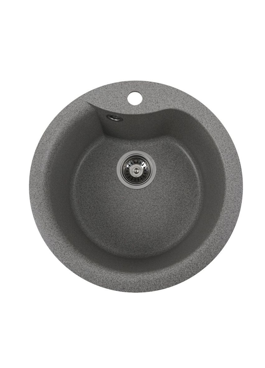 Гранитная мойка для кухни 480 TURAS серая Valeso (336938528)