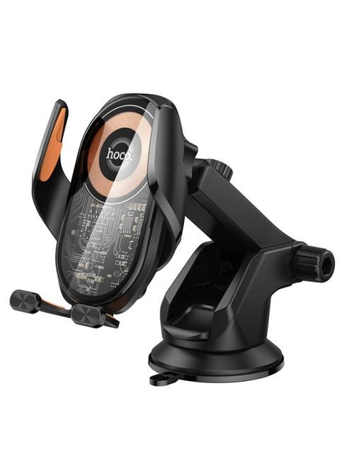 Холдер HW34 Blue whale 3-axis linkage wireless fast charging car holder(центр назначения) Black Hoco (359401668)