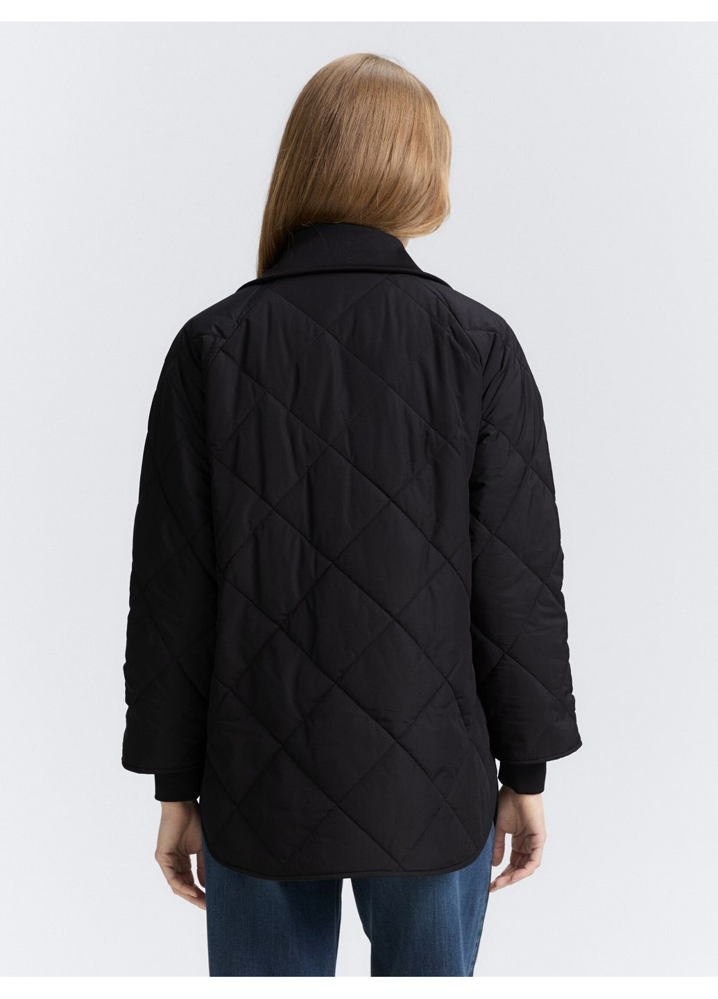Черная демисезонная куртка Tom Tailor