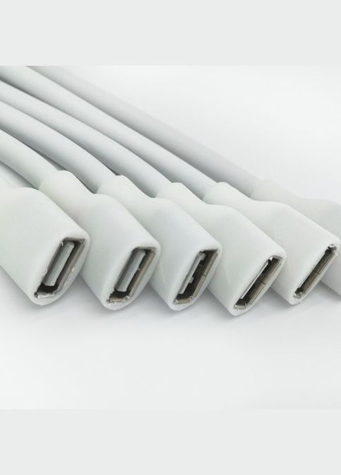 Гибкий металлический USB удлинитель 30см 300, Подставка, ПВХ PTR No Brand (317769771)