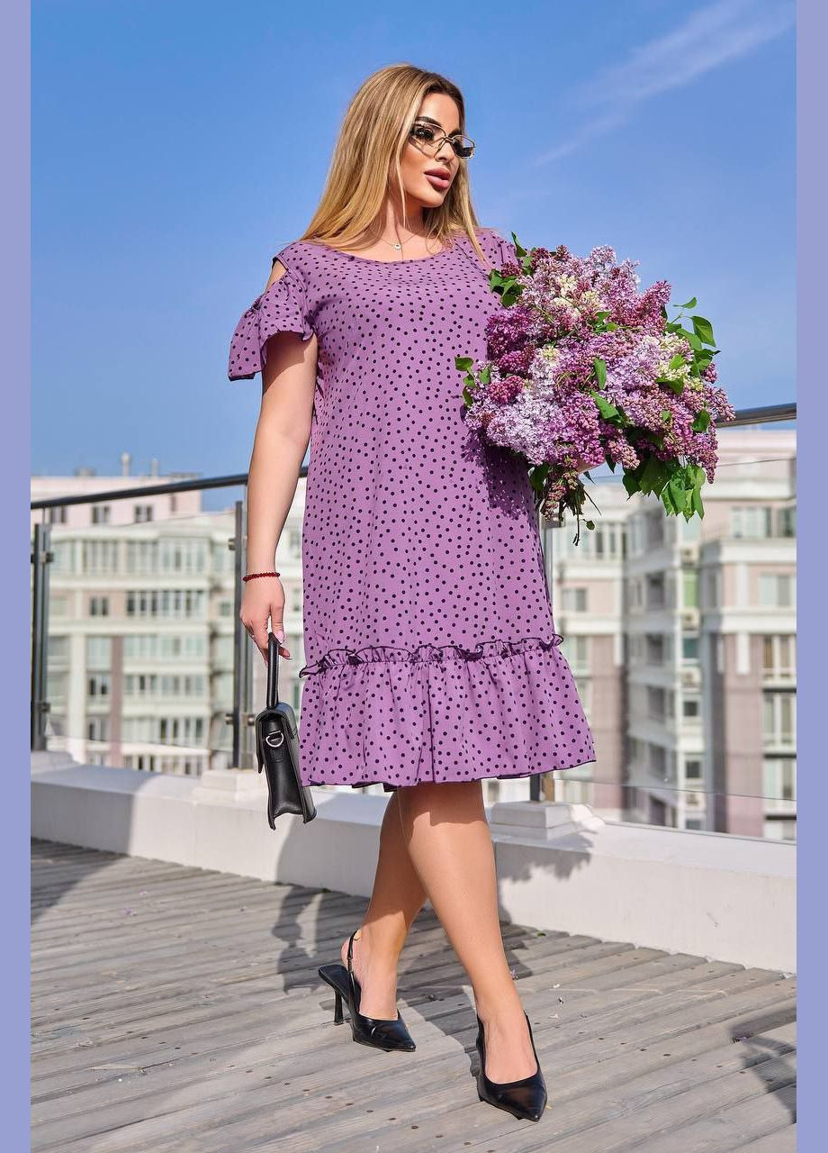 Фіолетова повсякденний сукня вільна літня LeVi