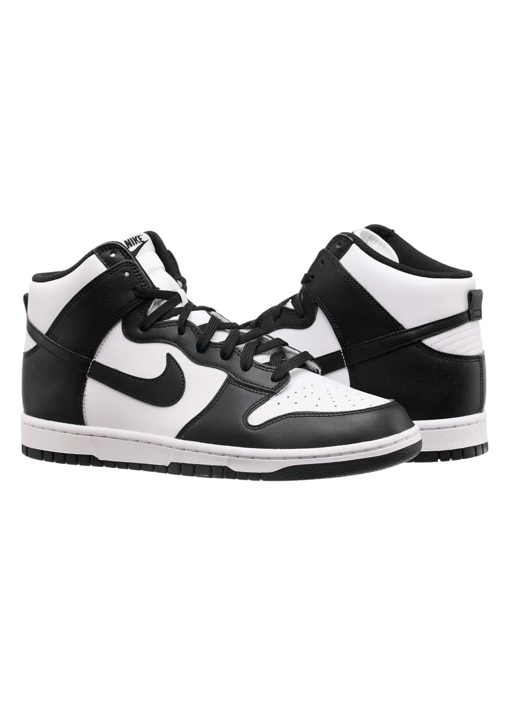 Черно-белые демисезонные кроссовки мужские dunk high retro (dd1399-105) Nike