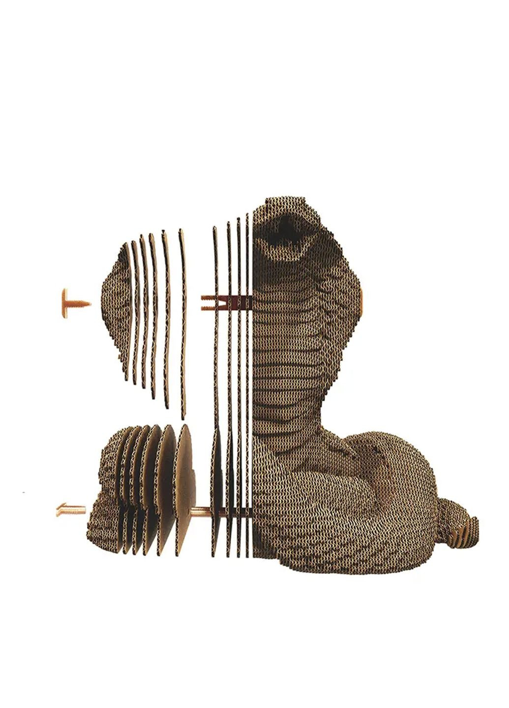 Картонний конструктор 3D Puzzle - Кобра колір різнокольоровий ЦБ-00263542 Cartonic (307363267)