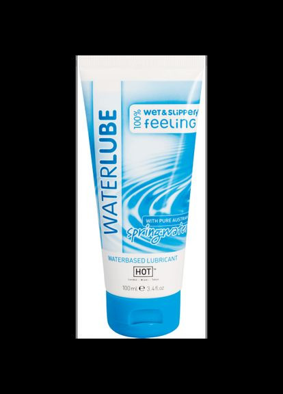 Лубрикант на водной основе Nature Lube Springwater, 100 мл Hot (297134339)