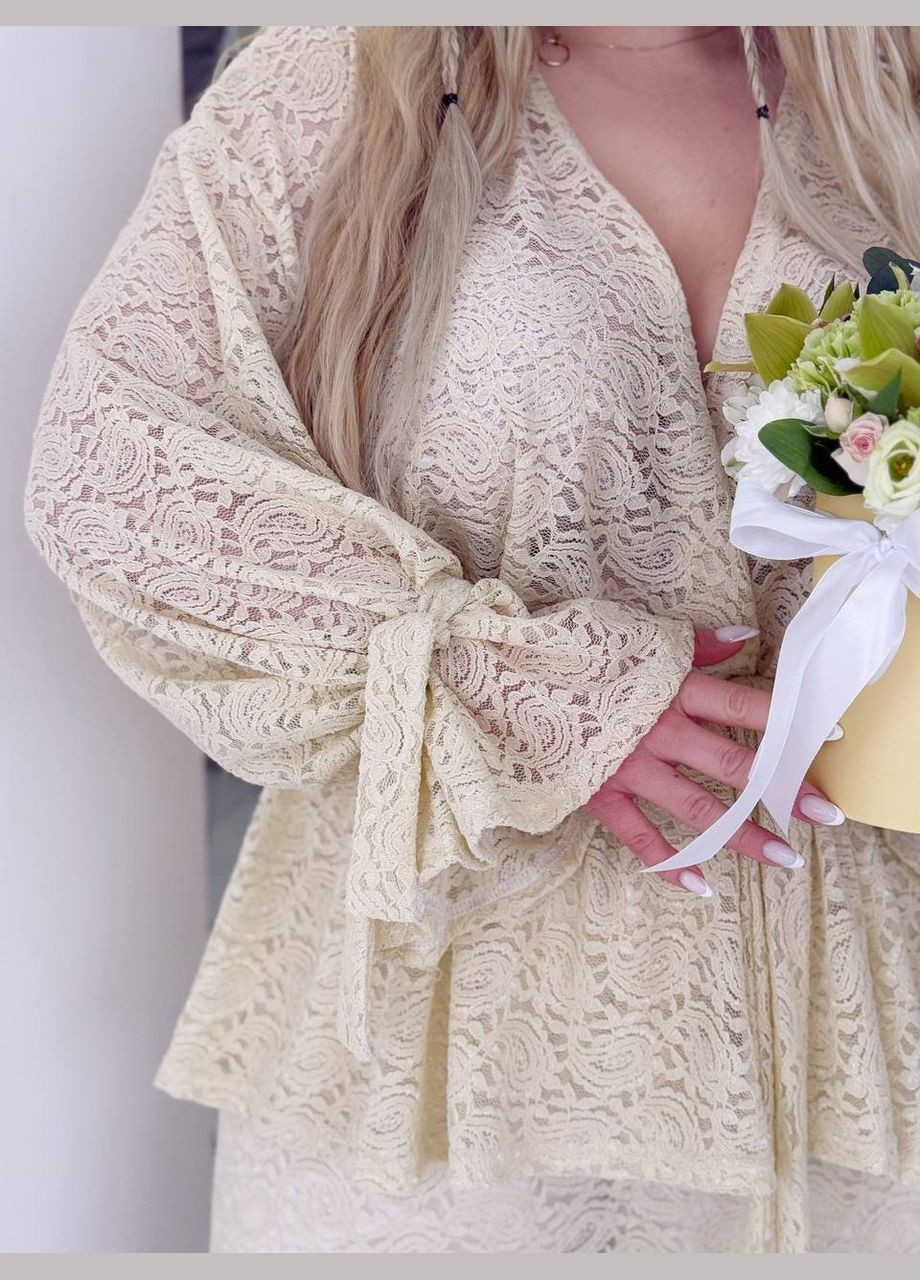 Брючний мереживний костюм двійка Україна (328265279)