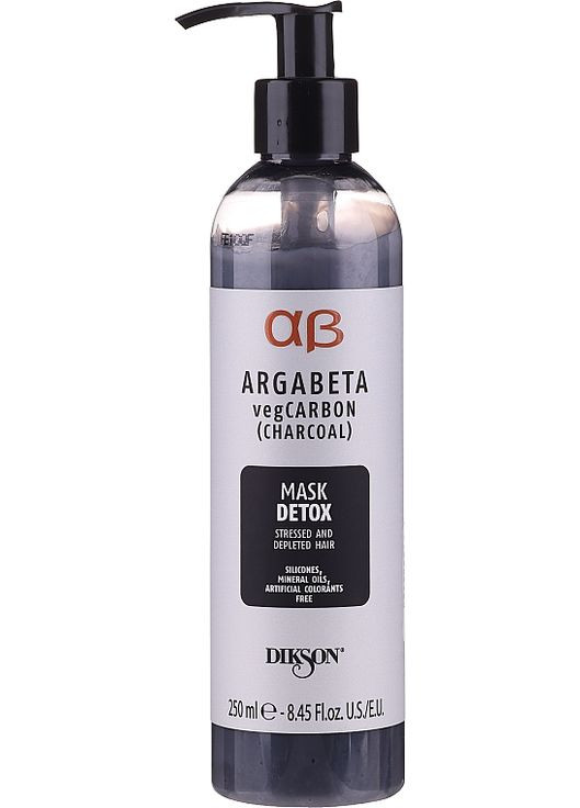 Детоксикуюча маска для волосся Argabeta Carbon Mask Detox 500ml (783138-90879) Dikson (368657375)