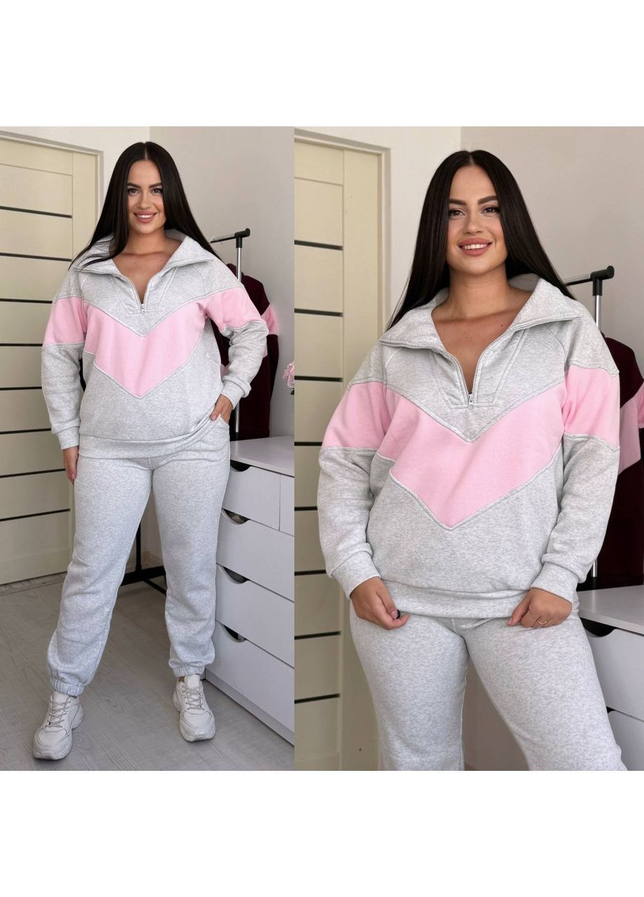 Теплый женский костюм с начесом No Brand (362209172)