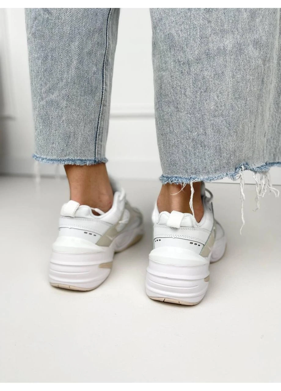 КРОСІВКИ ЖІНОЧІ NIKE M2K TEKNO SUMMIT WHITE НАЙК М2К ТЕКНО БІЛІ No Brand білі демісезони (392030853)