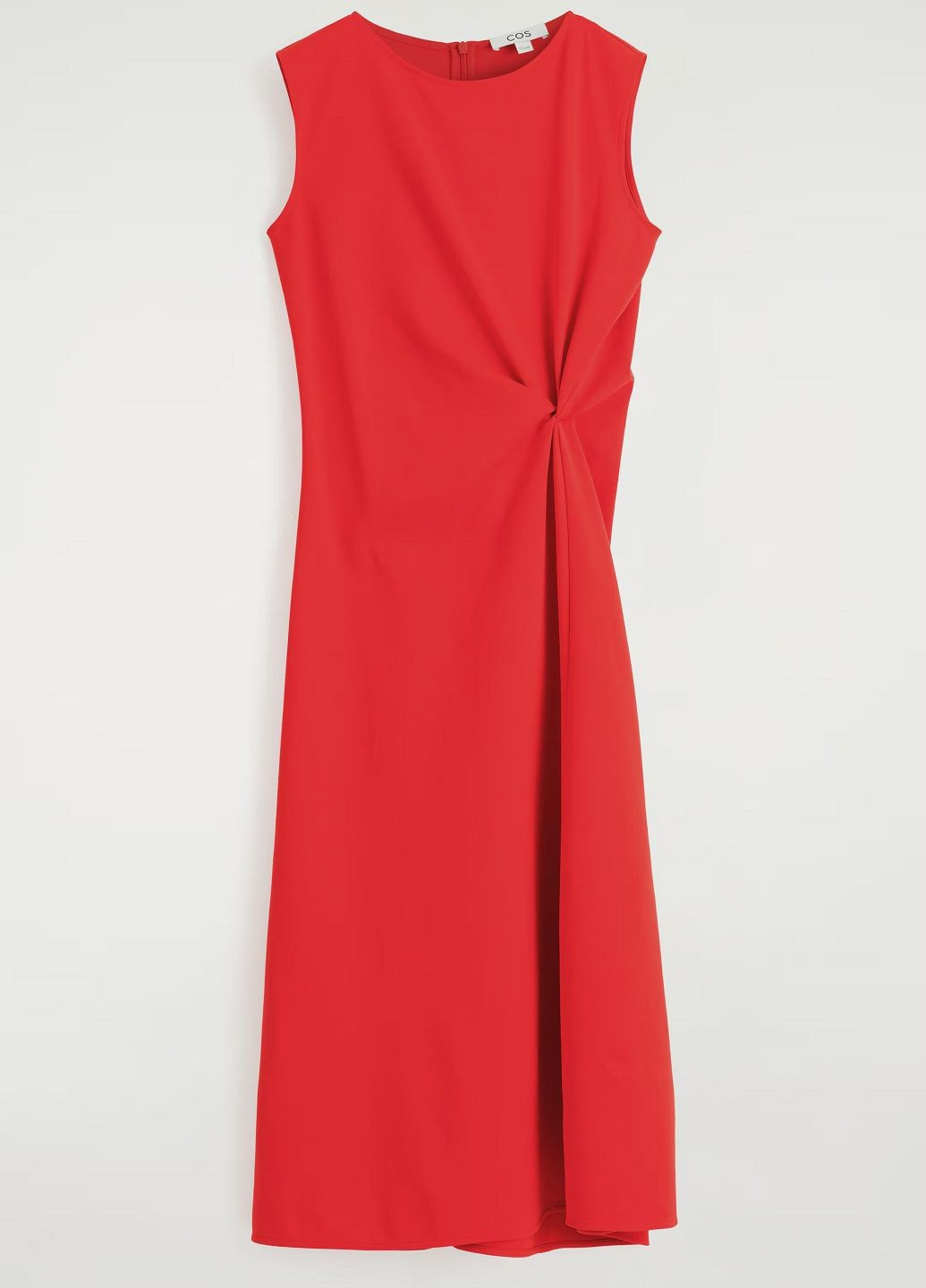 Красное кэжуал платье Cos однотонное