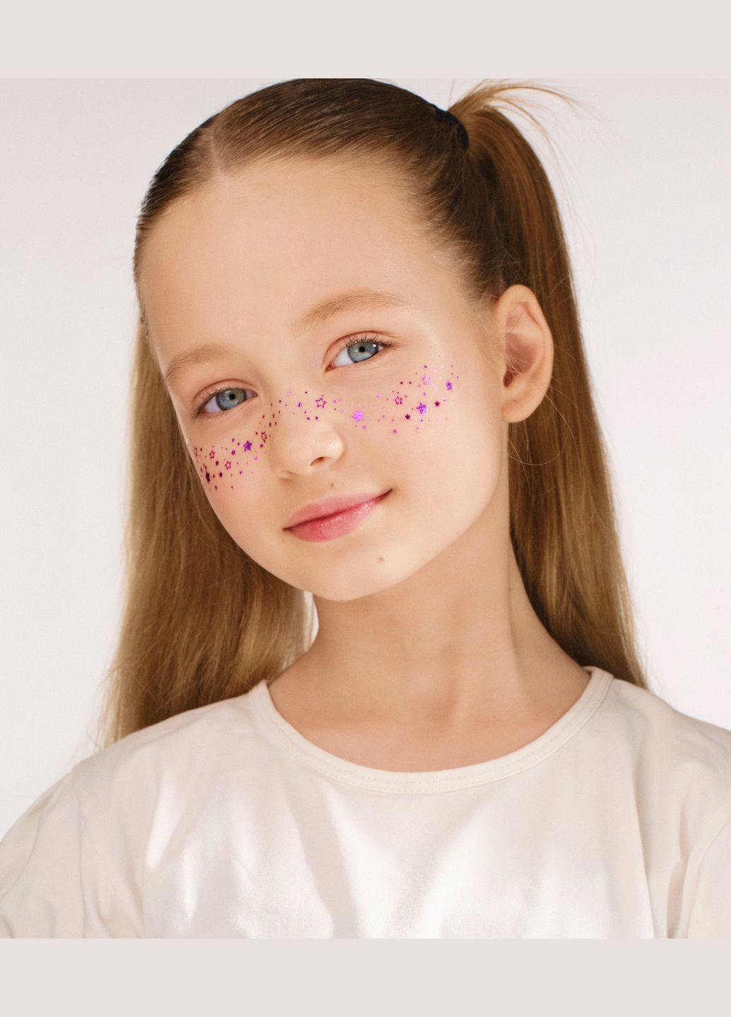 Временное тату "Фиолетовые веснушки-звезды" Arley Sign (293942943)