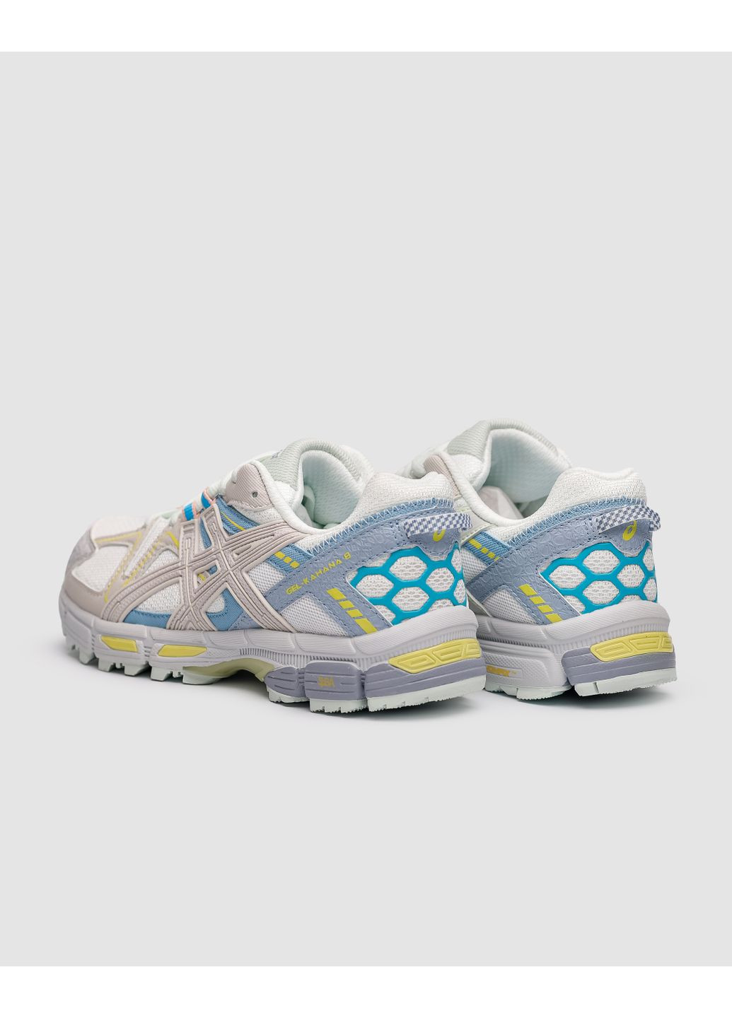 КРОССОВКИ ЖЕНСКИЕ ASICS GEL KAHANA 8 BLUE / YELLOW АСИКС ГЕЛЬ КАХАНО 8 No Brand комбинированные демисезоны (368867830)