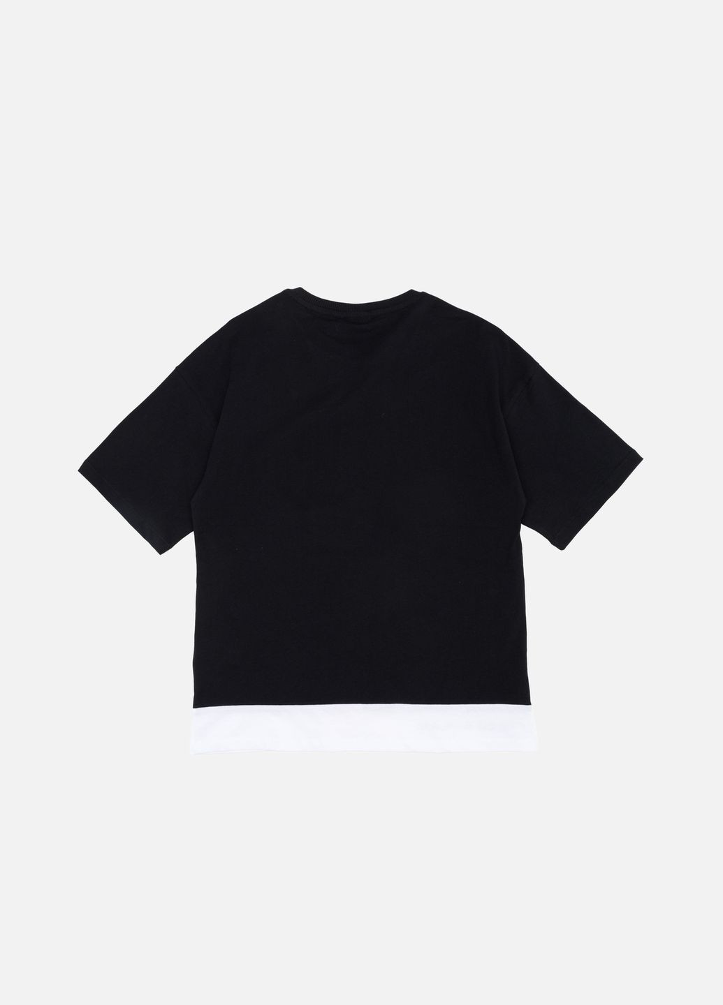 Черная летняя футболка с коротким рукавом для мальчика цвет черный цб-00242373 Beneti