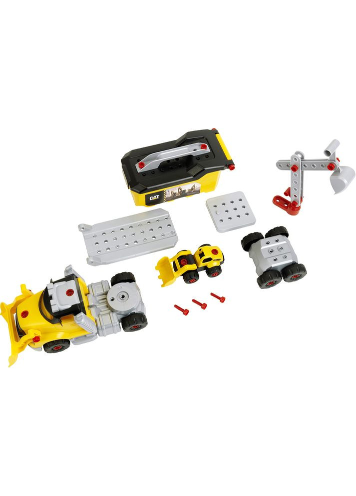 Игровой набор Cat Грузовик 4 в 1 с экскаватором и самосвалом (3252) Klein (370033416)