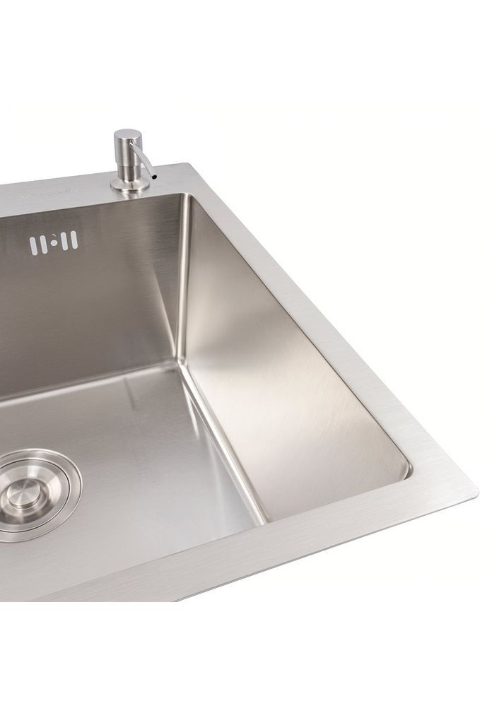 Кухонная мойка 50*50 нержавейка Handmade (толщина 3,0/1,5) Valeso (353746632)
