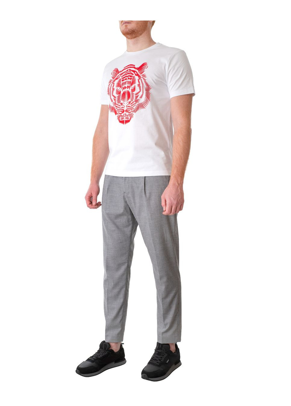 Белая футболка-футболка мужская для мужчин Antony Morato