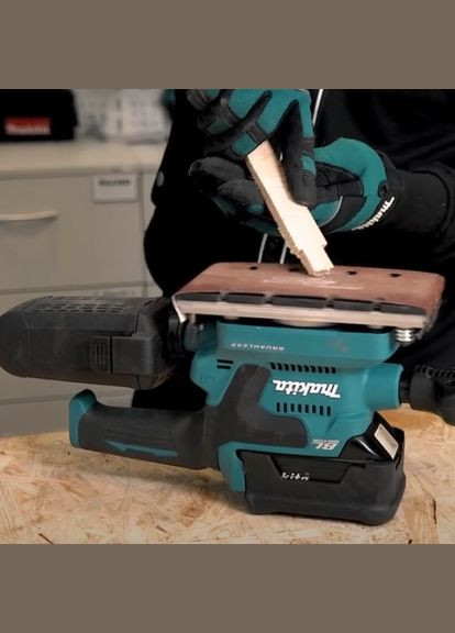 Акумуляторна Вібраційна шліфувальна машина DBO380Z (18 В, 93 x 185 мм) віброшліфмашини без АКБ і зарядного пристро (7241) Makita (295036891)