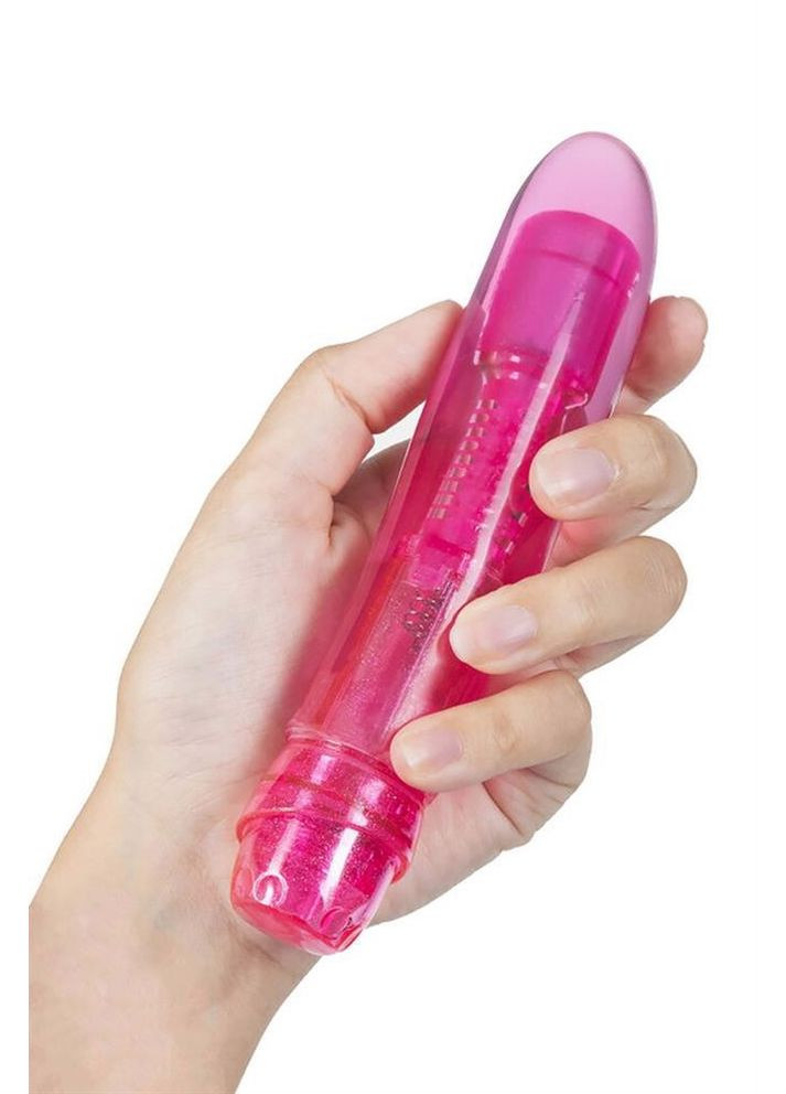 Вібратор гелевий Naturally Yours Samba Pink Blush (306440585)