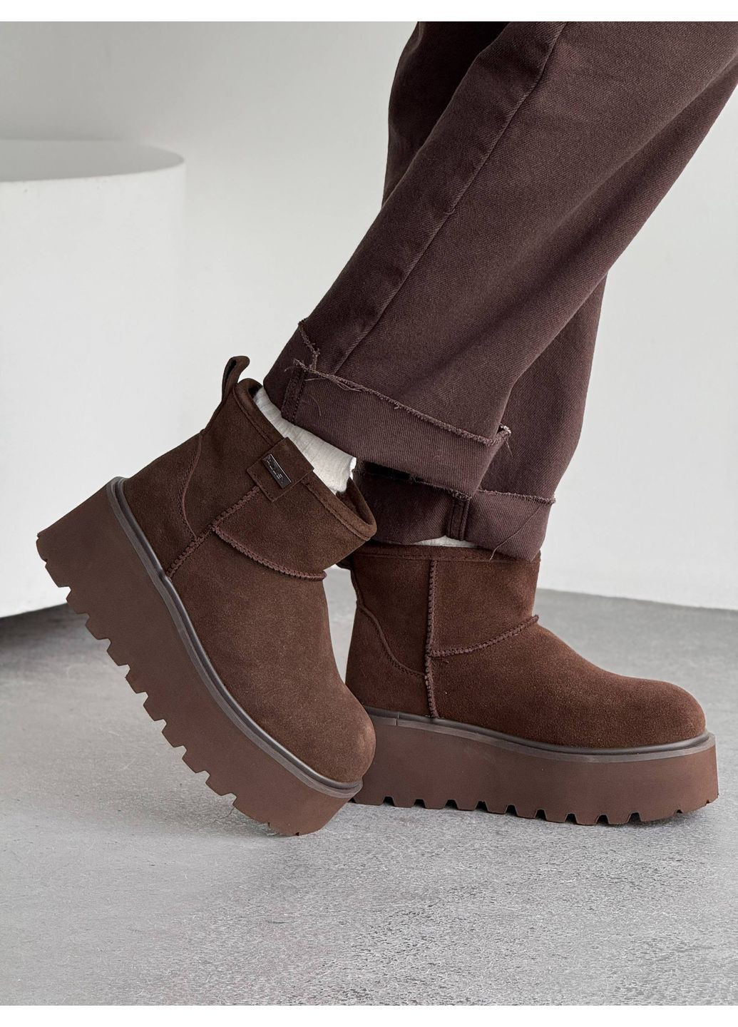 Коричневі уггі No Brand (367164665)