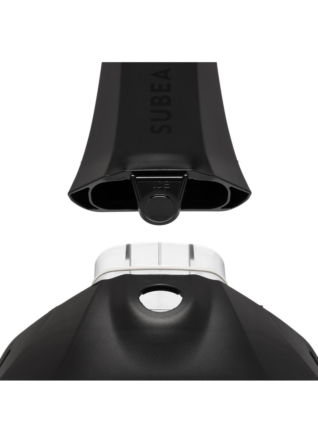 Полнолицевая Маска для Плавания, Ныряния, Снорклинга Мягкая Носовая Часть Easybreath 900 S/M Черный Subea (336550183)