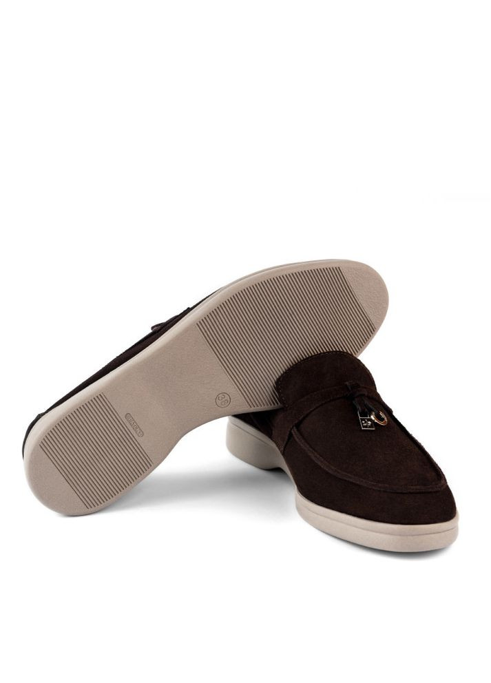 Oldcom Лоферы женские замшевые Ari коричневые лоферы коричневый з натуральная замша, — демисезон (360870334)