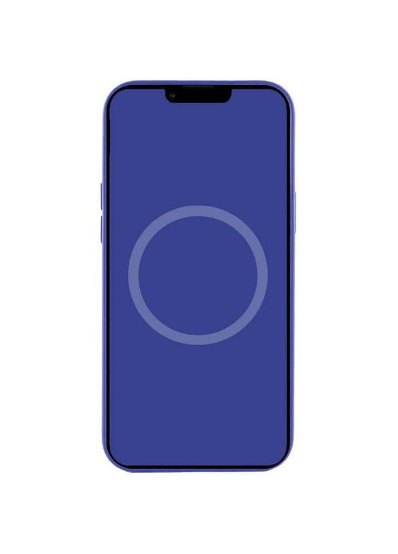 Чохол Silicone case (AAA) з Magsafe та анімацією для Apple iPhone 16 Pro Max (6.9") Синій Epik (372499179)