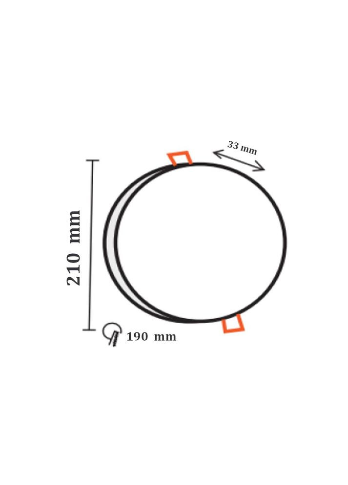 Светильник врезной "VIOLET-36" 36W 6400K Horoz Electric (346087456)