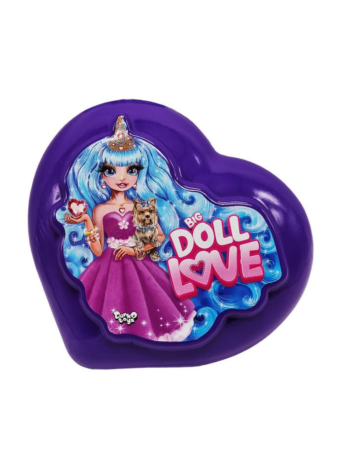 Набір творчої творчості "Big Doll Love" BDL-01-01 Фіолетовий Danko Toys (365640723)