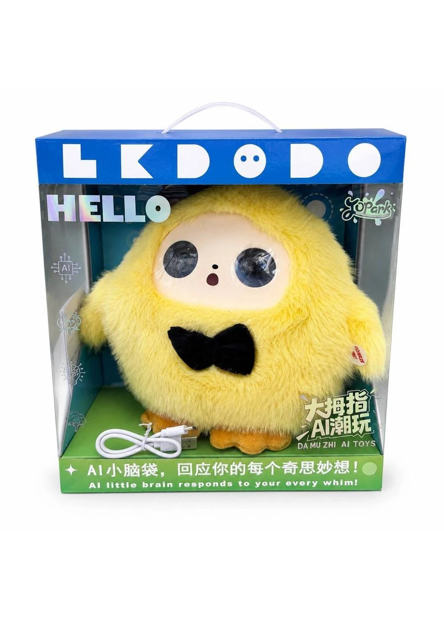 Інтерактивна AI іграшка Bobo YELLOW Smart AI Plush Toy з голосовим керуванням та Wi-Fi (M1039) No Brand (395115236)