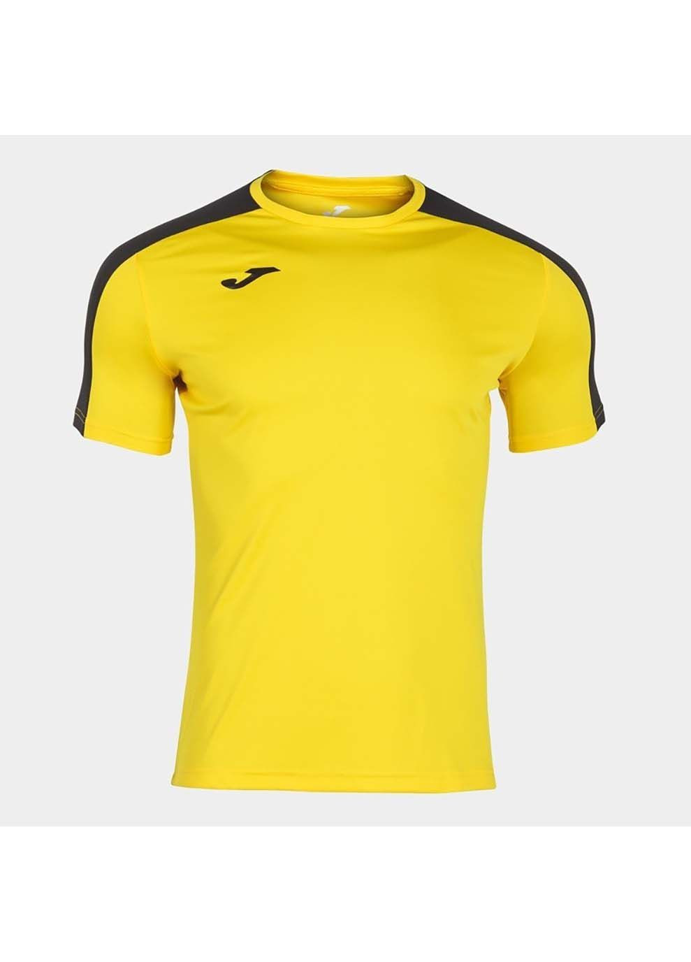 Жовта футболка academy iii жовтий,чорний Joma