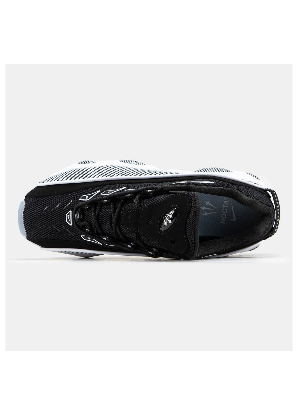 Черно-белые демисезонные кроссовки мужские Nike Nocta Glide